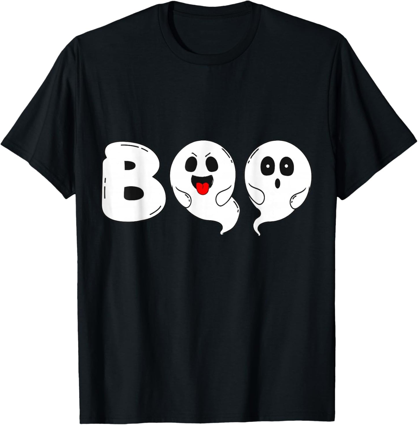 boo spooky Halloween pumpkin spooky pumpkin T-Shirt - T-Shirt | Black