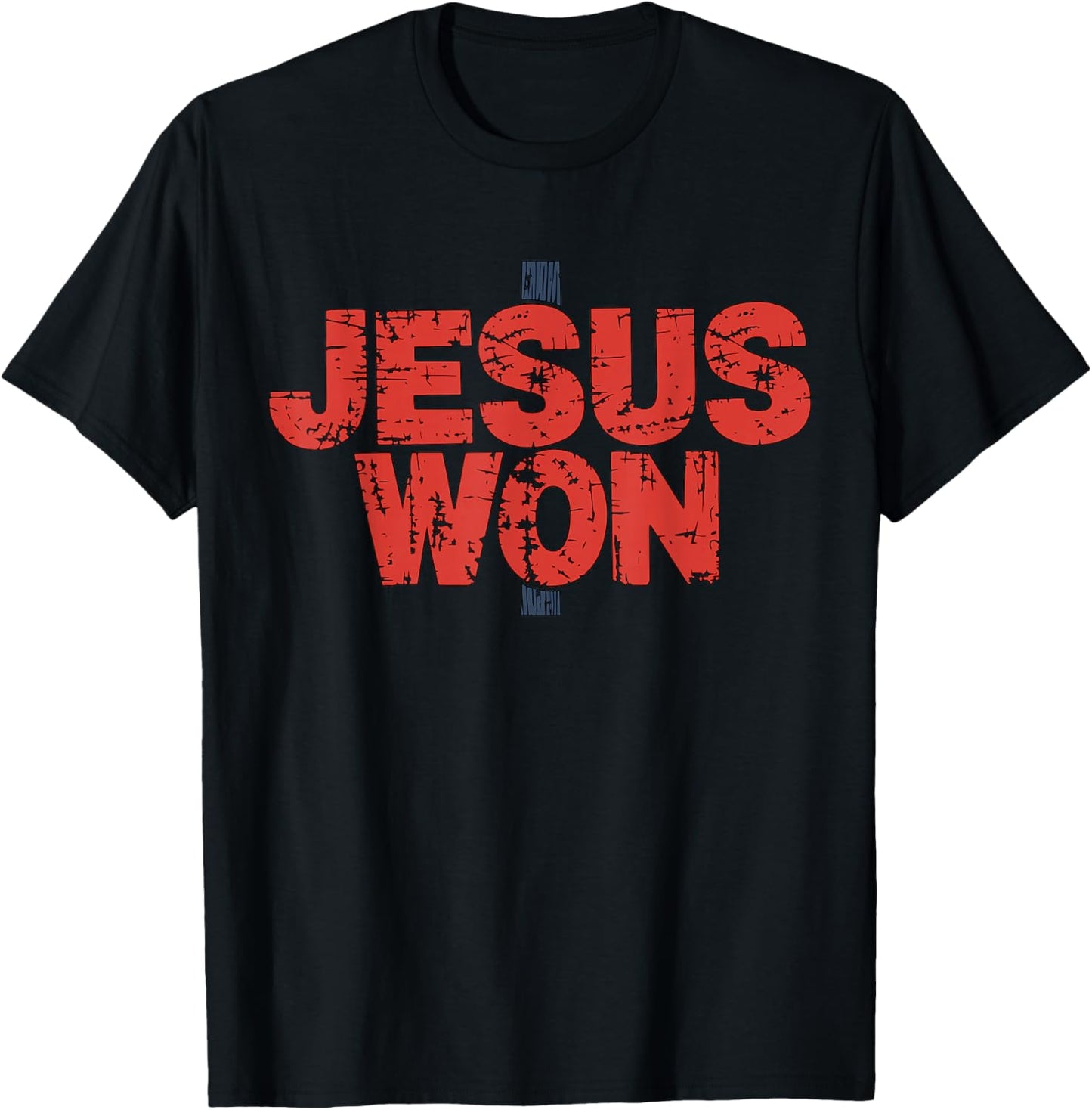 Jesus Won Christian Religious Faith T-Shirt - T-Shirt | Black