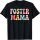 Funny Foster Mom Art Foster Care Family Foster Mom T-Shirt - T-Shirt | Black