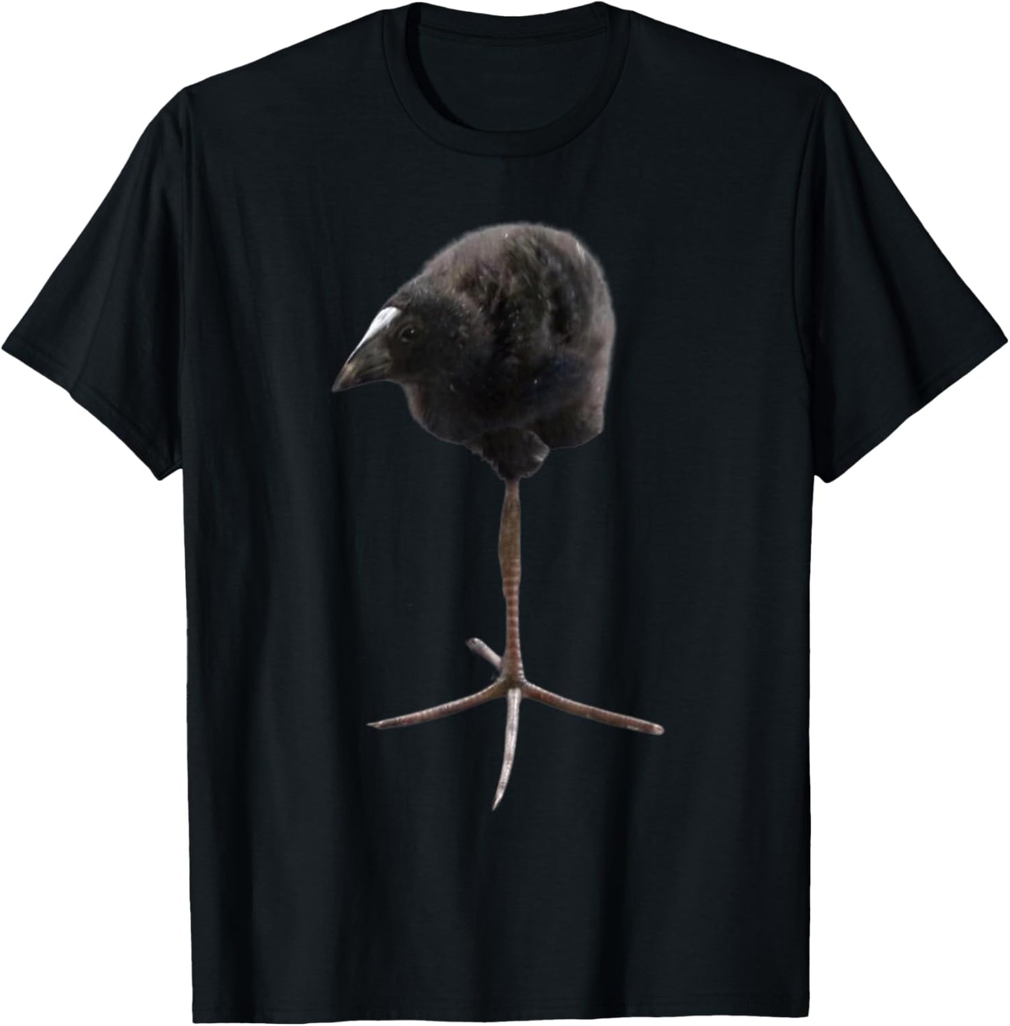 Pukeko Meme -Adults, Kids Classic Straight Black T-Shirt - T-Shirt | Black