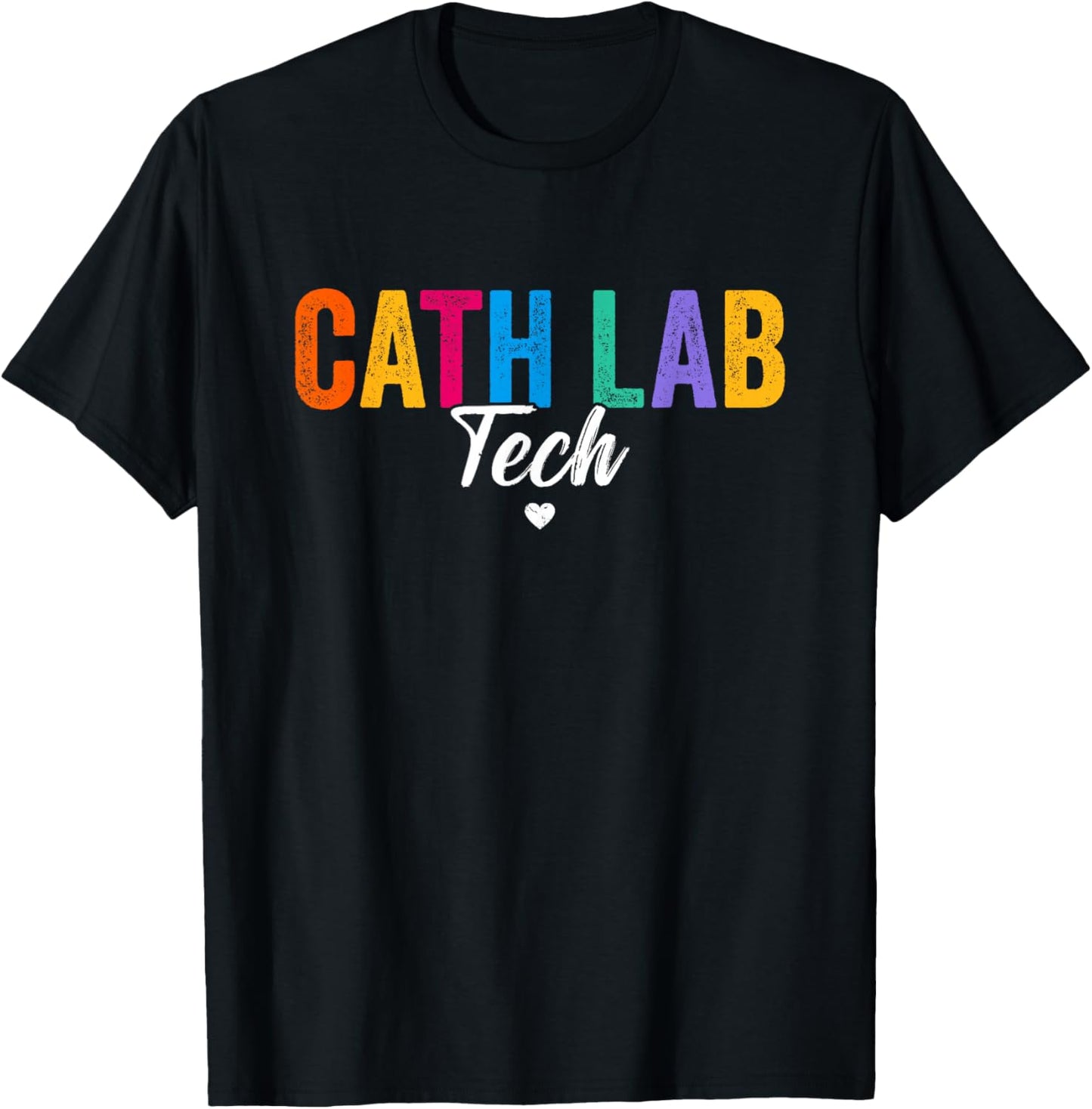Cath Lab Tech Cath Lab Technician Design Men T-Shirt - T-Shirt | Black