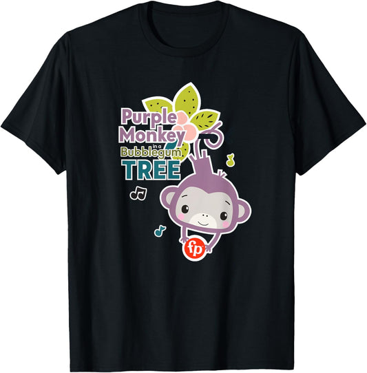 Fisher-Price Purple Monkey Bubblegum Tree T-Shirt - T-Shirt | Black