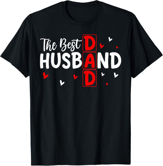 The Best Dad Husband Ever Legend Status T-Shirt - T-Shirt | Black