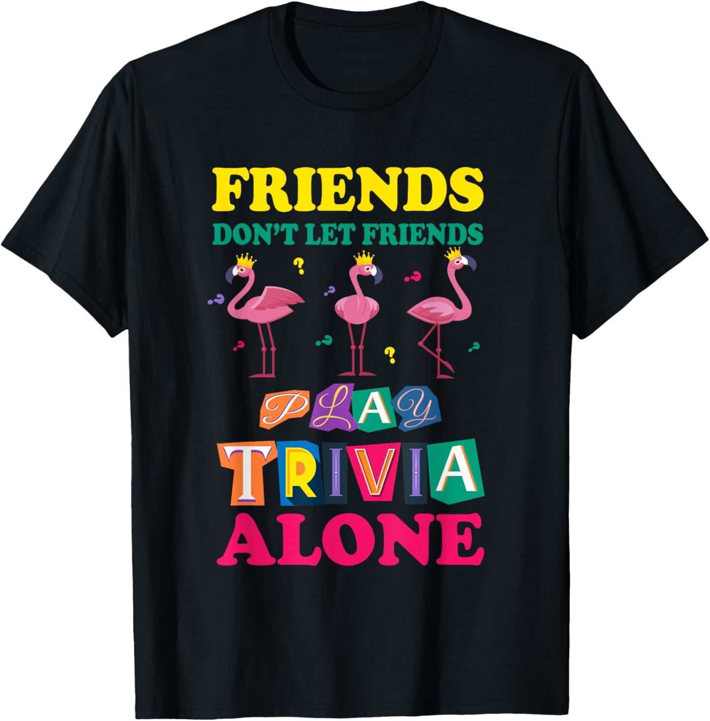 Trivia Night Game Team T-Shirt - T-Shirt | Black