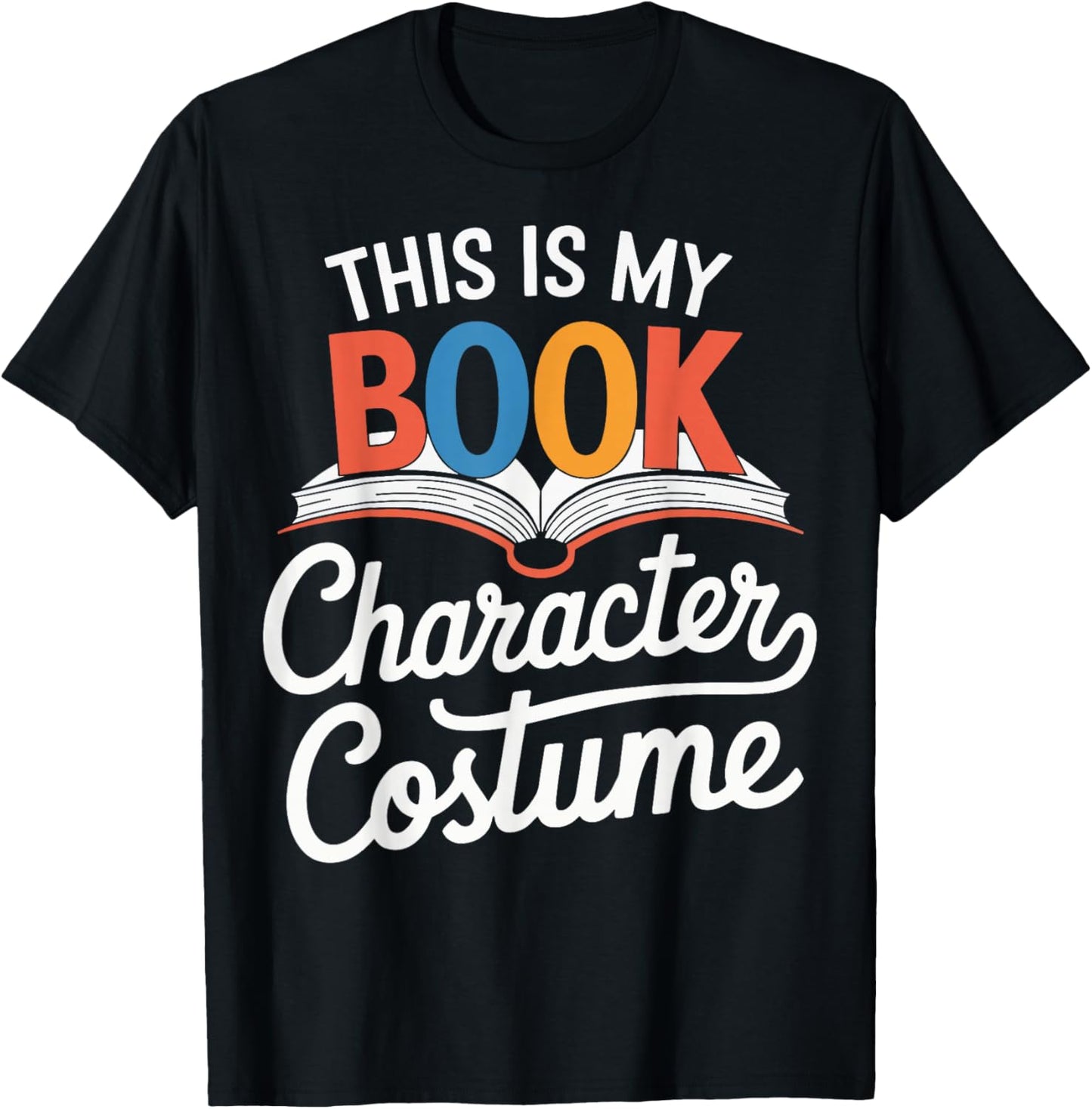 This Is My Book Character Costume T-Shirt - T-Shirt | Black