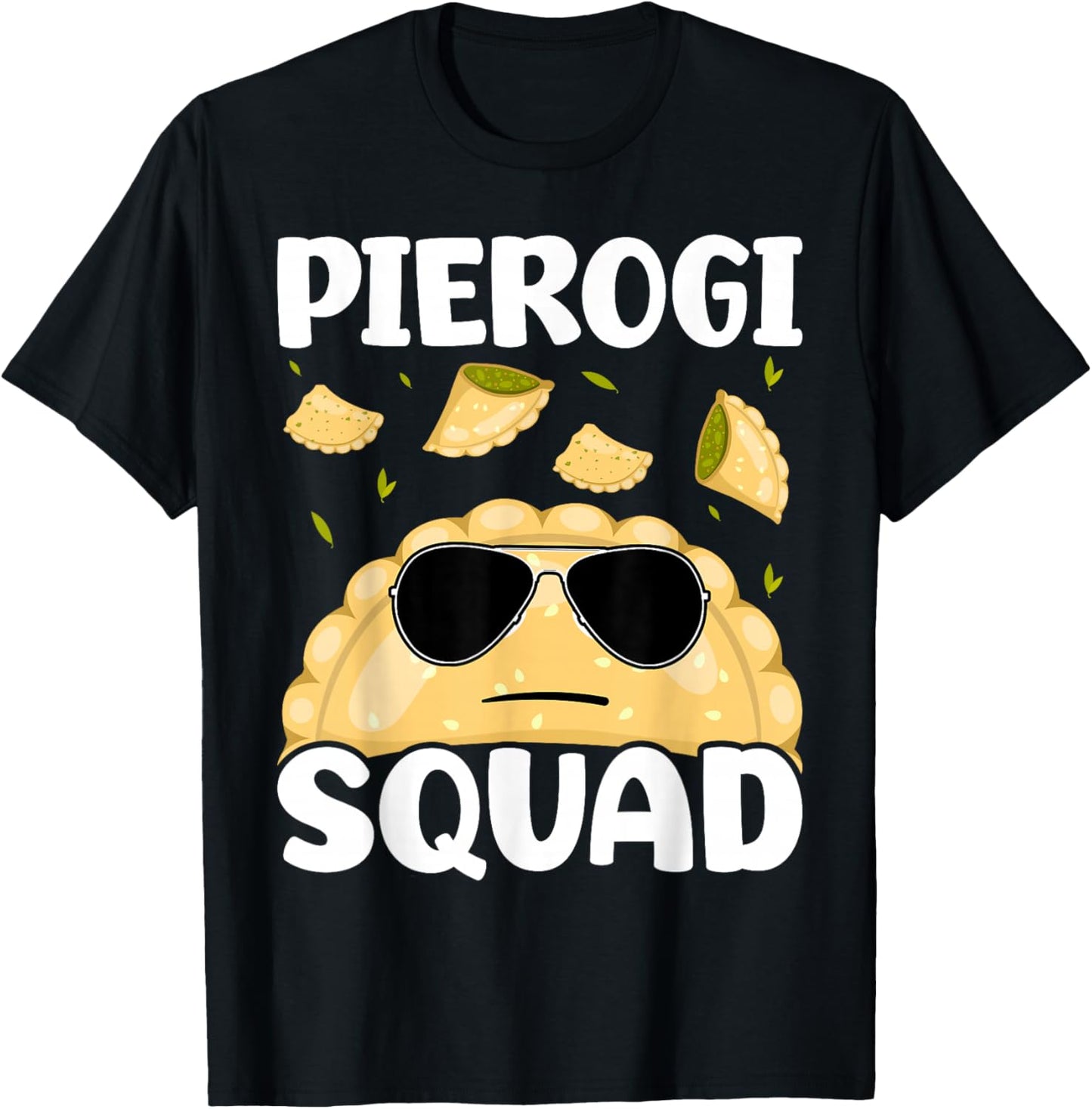Pierogi Squad Poland Pierogi T-Shirt - T-Shirt | Black