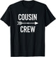 Cousin Crew Kids Family Reunion Cousin Arrow T-Shirt - T-Shirt | Black
