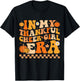 In My Thankful Cheer Girl Era Thanksgiving Cheerleading T-Shirt - T-Shirt | Black