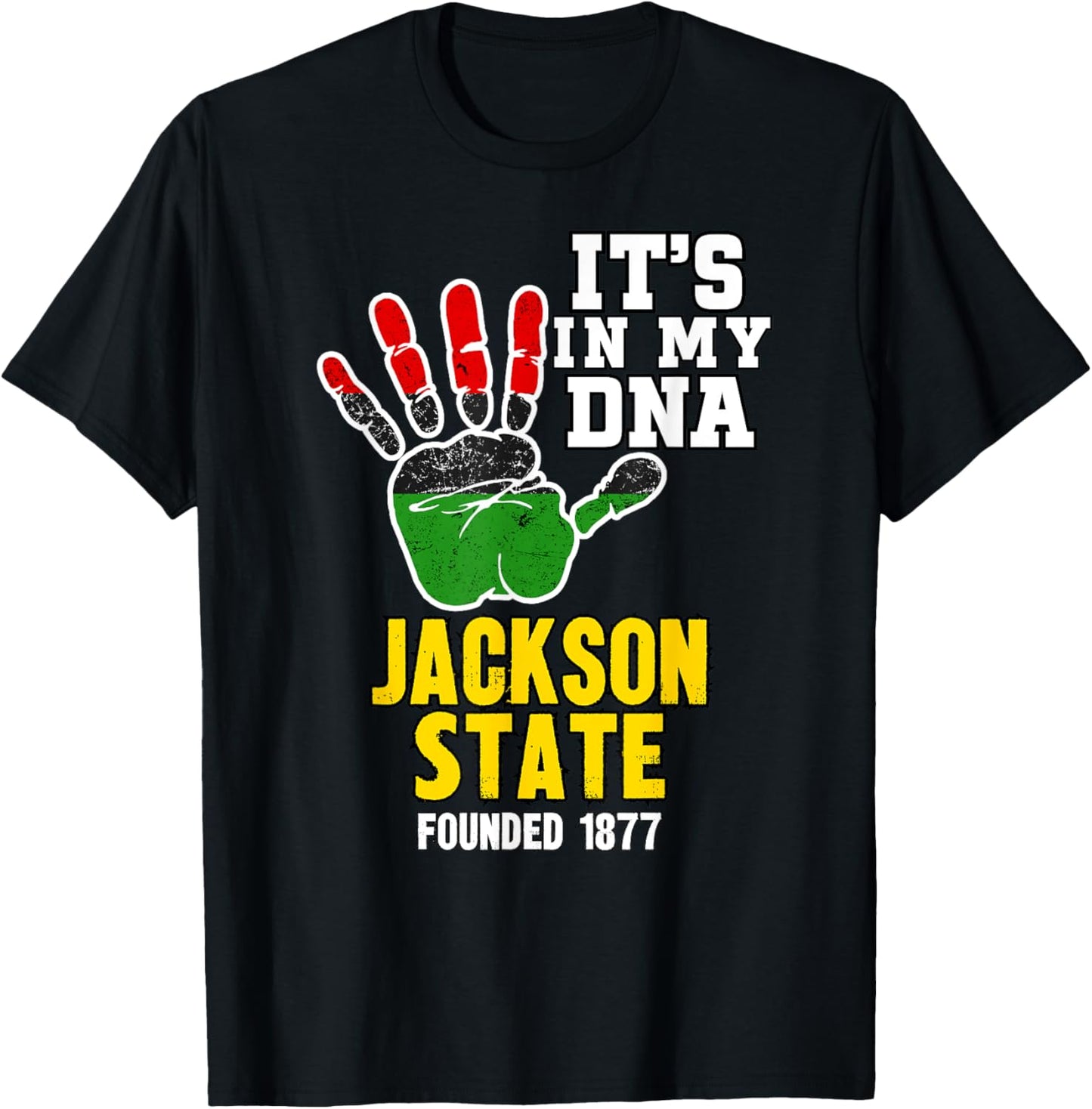 Jackson State, JSU, Souvenir HBC Design T-Shirt - T-Shirt | Black