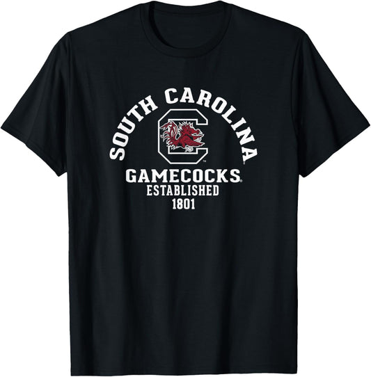South Carolina Gamecocks Wondrous Black Officially Licensed T-Shirt - T-Shirt | Black