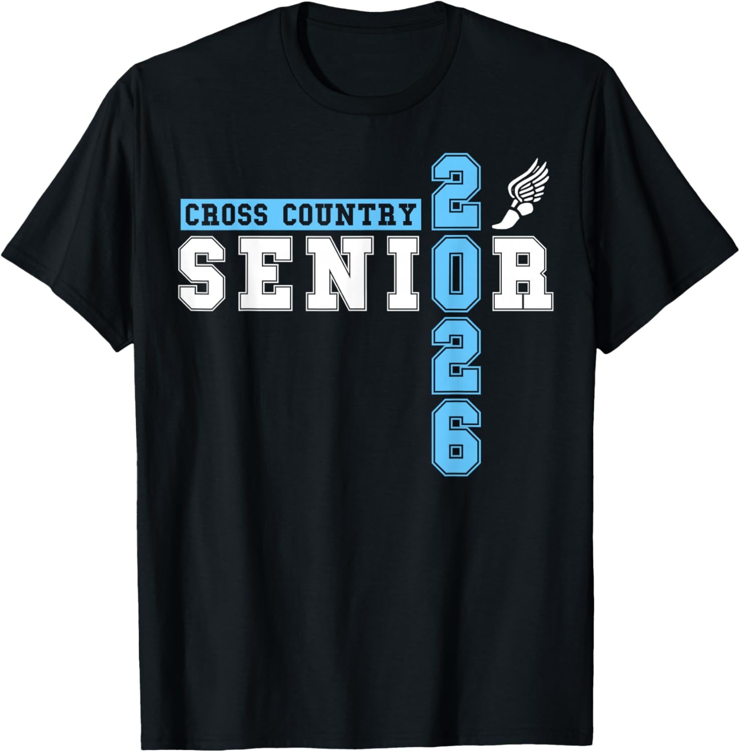 Cross Country Senior Night XC Senior 2026 Graduation 50 T-Shirt - T-Shirt | Black