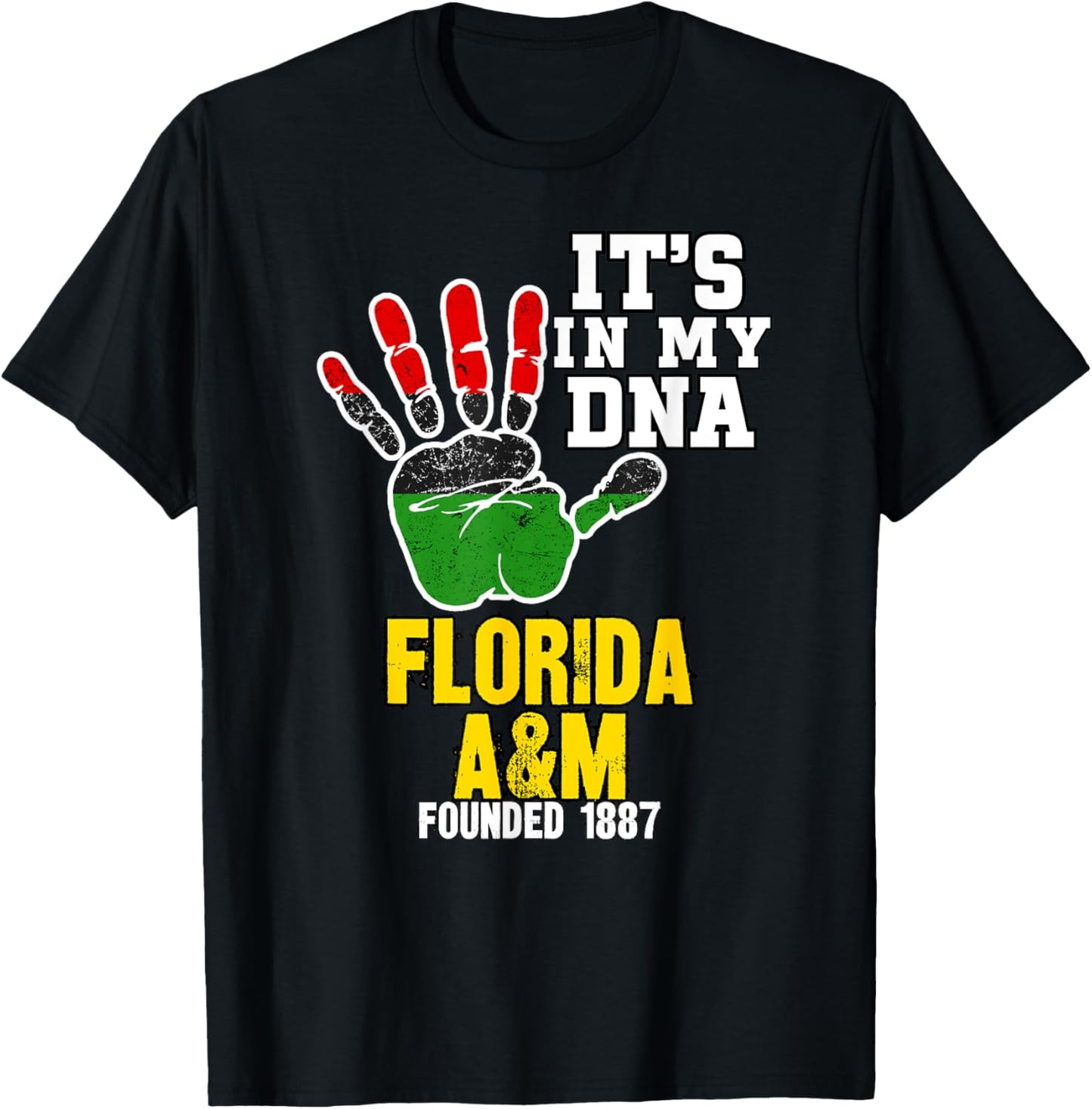 Florida A&M, FAMU, Souvenir HBC Design T-Shirt - T-Shirt | Black