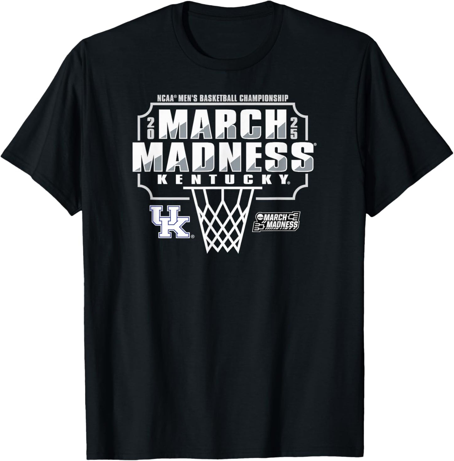 Kentucky Wildcats March Madness 2025 Men's Basketball T-Shirt - T-Shirt | Black