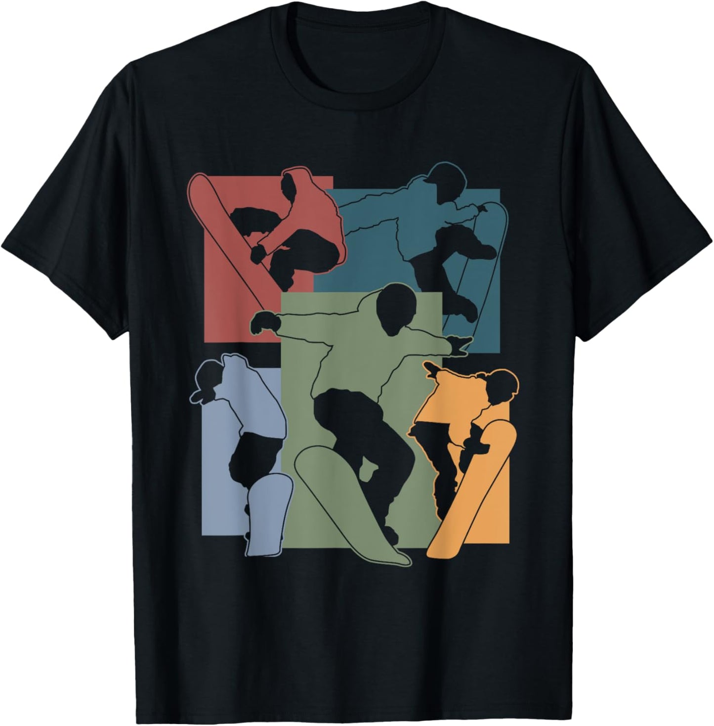 Funny Snowboarding Lover Snowboarder Winter Sports Snowboard T-Shirt - T-Shirt | Black