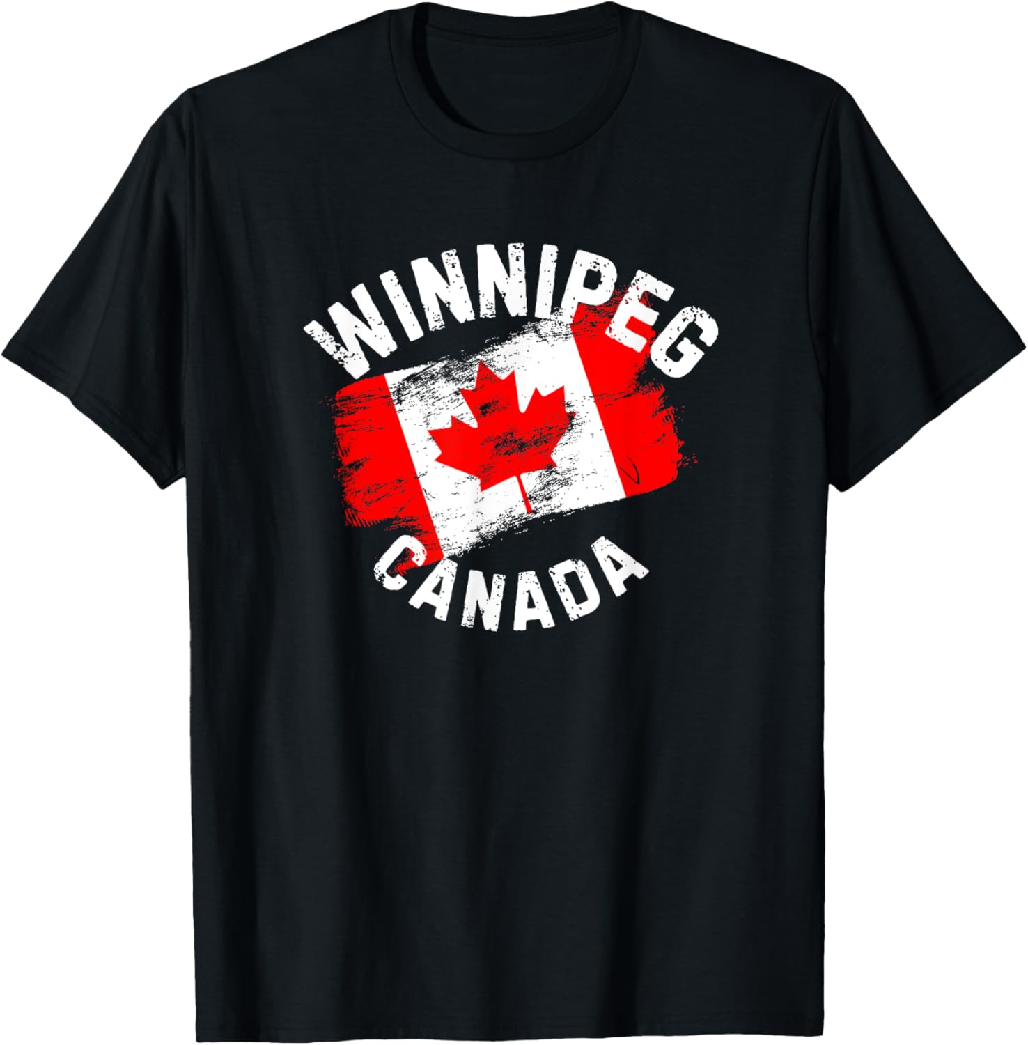 Winnipeg Canada Winnipeg Manitoba Canadian Men Women Kids T-Shirt - T-Shirt | Black