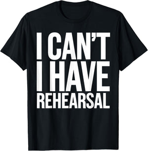 Stage Manager Thespian Rehearsal Funny Theatre T-Shirt - T-Shirt | Black
