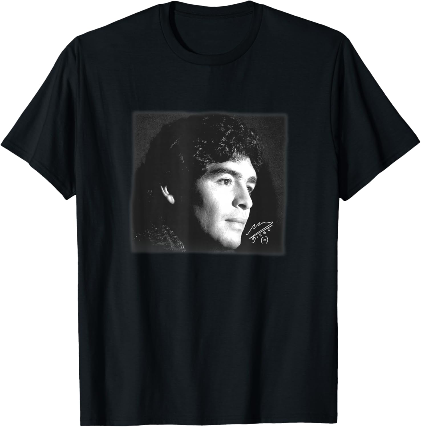 Portrait of Maradona T-Shirt - T-Shirt | Black