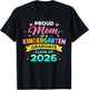 Proud Mom of a Kindergarten Graduate Class of 2026 Preschool T-Shirt - T-Shirt | Black
