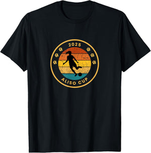 2025 Aliso Cup Tournament Tri-Color Girl T-Shirt - T-Shirt | Black