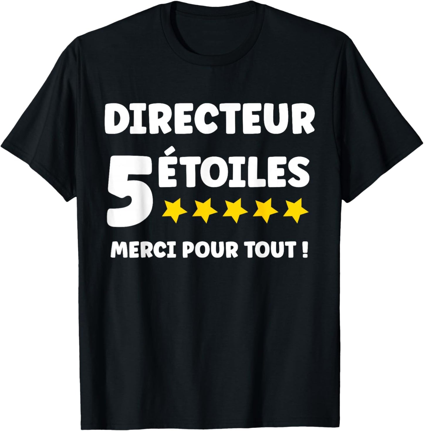 Departure 5 Star Director Thank You for Everything Super Director T-Shirt - T-Shirt | Black