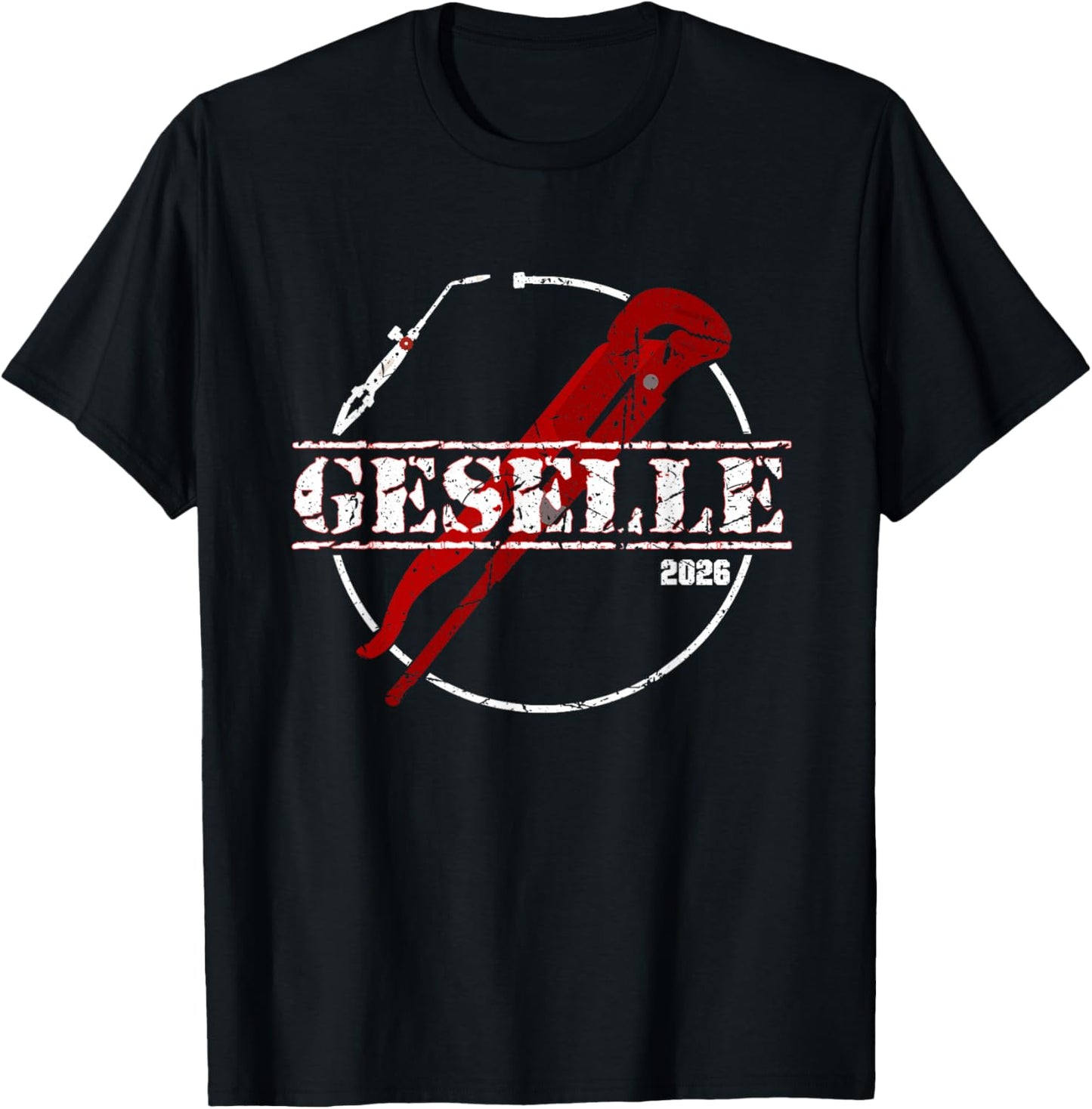 Anlagenmechaniker SHK 2026 Heizungsbauer Geselle T-Shirt - T-Shirt | Black