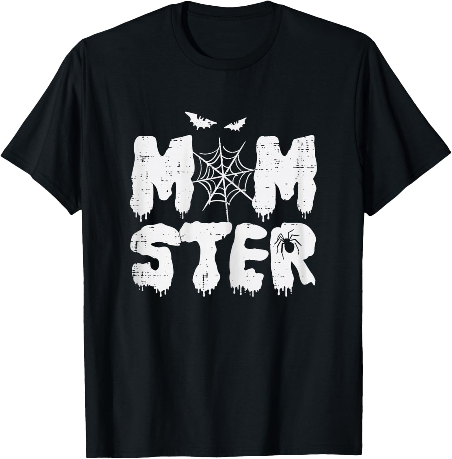 Halloween Mom Monster Momster Fun Mama Costume Family Women T-Shirt - T-Shirt | Black