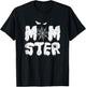 Halloween Mom Monster Momster Fun Mama Costume Family Women T-Shirt - T-Shirt | Black