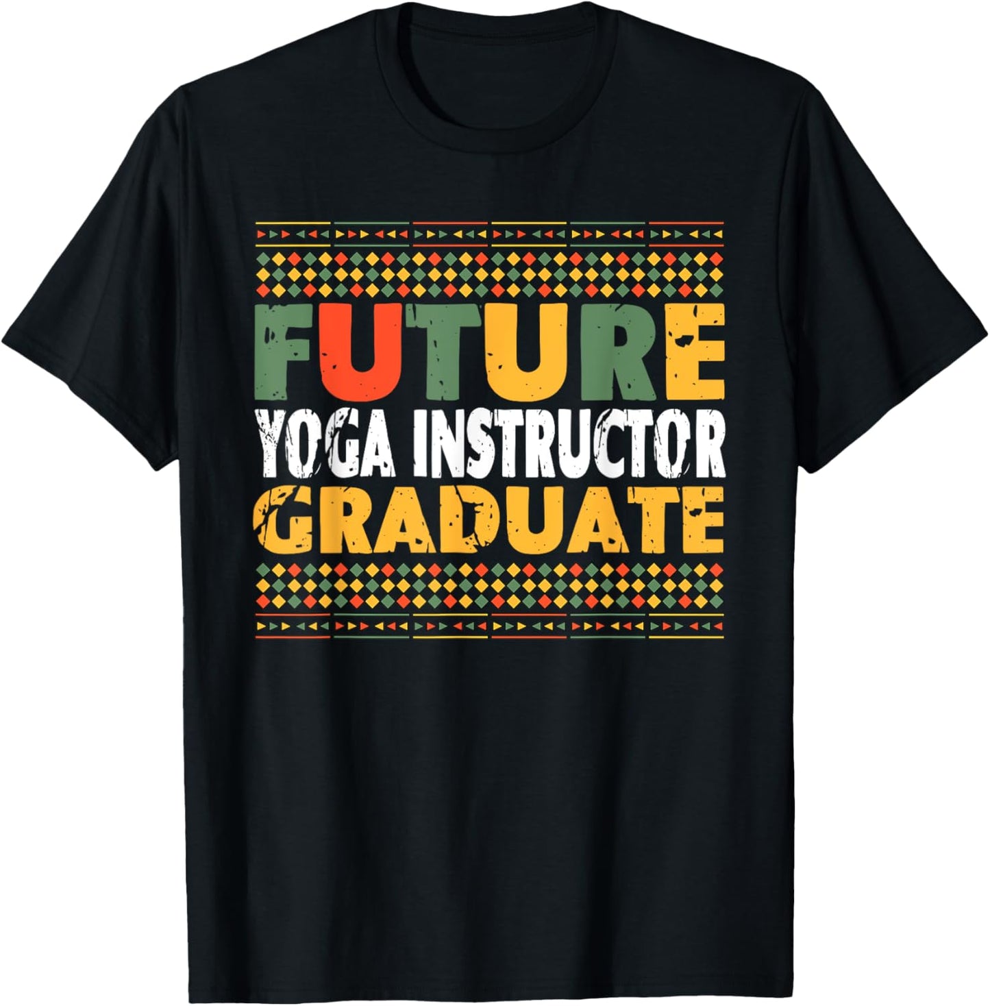 Student Future Yoga Instructor Graduate T-Shirt - T-Shirt | Black