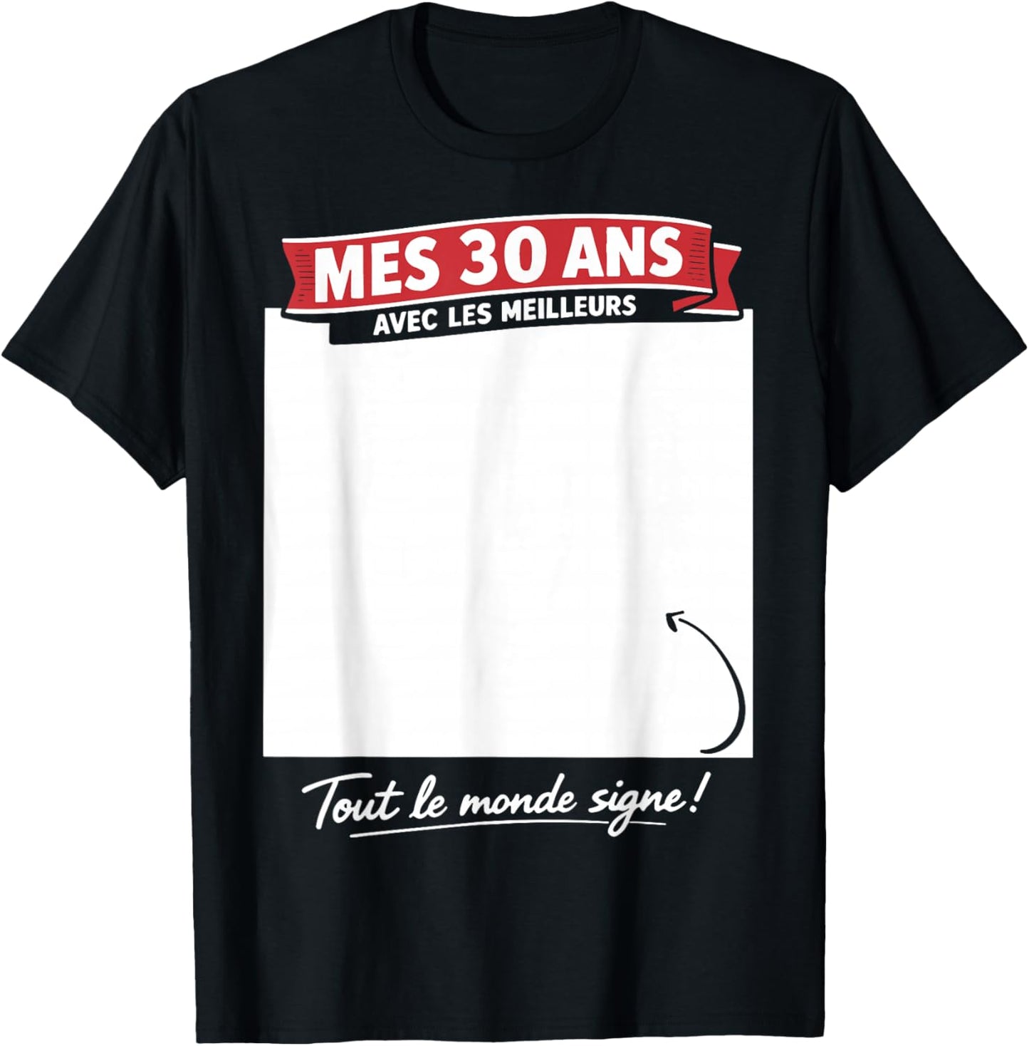 30ème Anniversaire Homme Femme 30 Ans 1996 déco drôle Cadeau T-Shirt - T-Shirt | Black