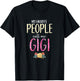 My Favorite People Call Me Gigi Floral Flowers T-Shirt - T-Shirt | Black