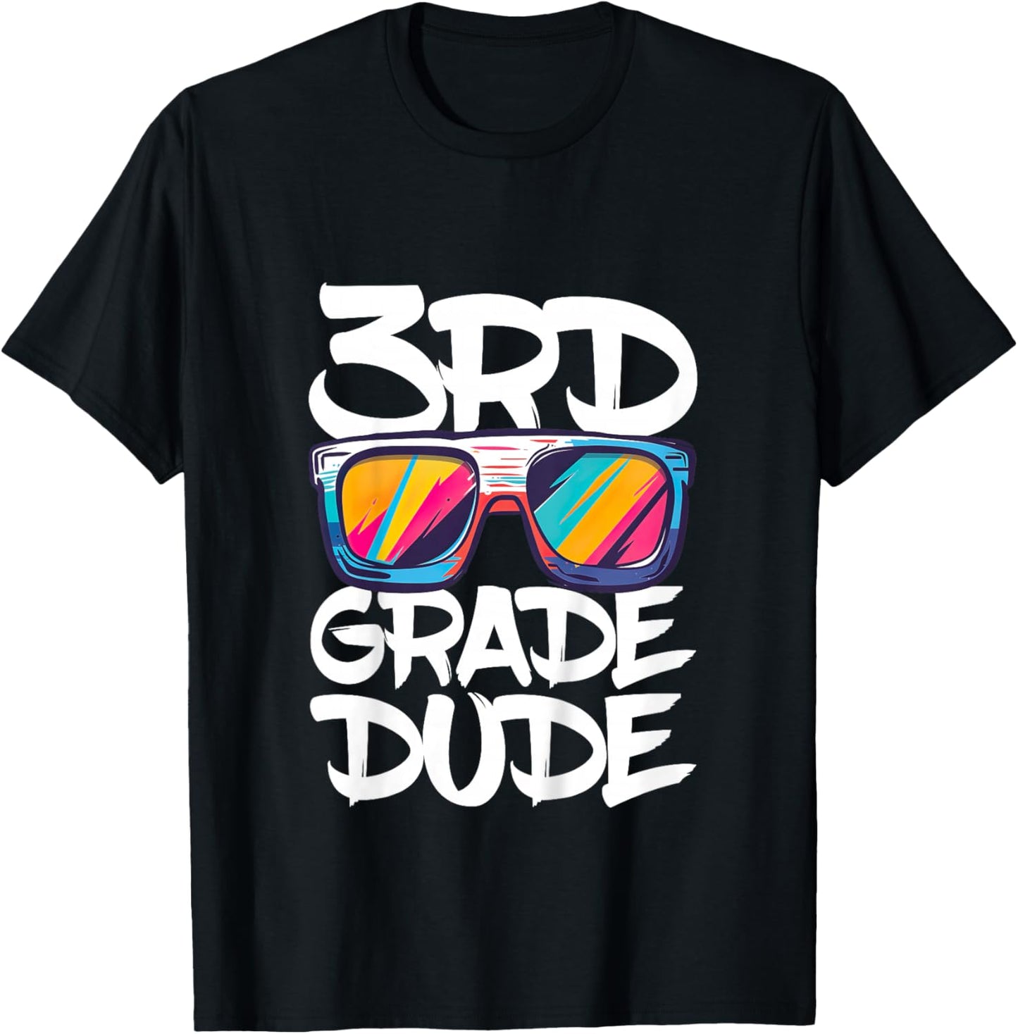 3rd Grade Dude Shirt Back To School Third Grade Boy Girl T-Shirt - T-Shirt | Black