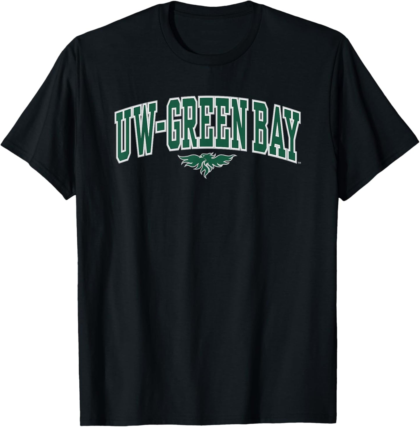 Wisconsin Green Bay Phoenix Arch Over Officially Licensed T-Shirt - T-Shirt | Black