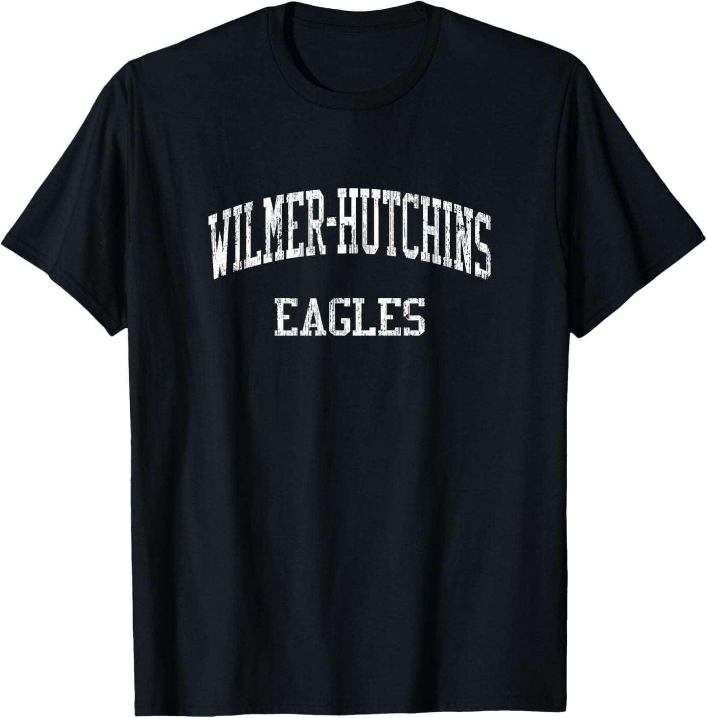Wilmer-Hutchins High School HS Dallas TX Vintage Sports T-Shirt - T-Shirt | Black