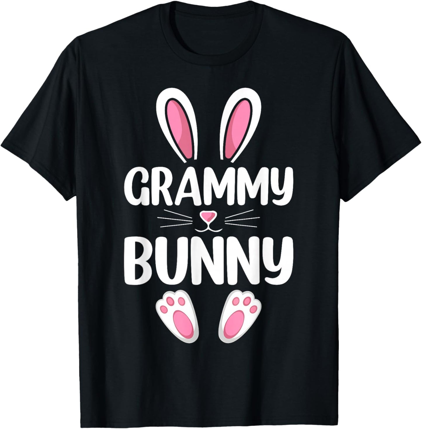 Grammy Bunny Matching Family Grammy Easter Day T-Shirt - T-Shirt | Black