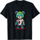 Teddy Bear Scary Zombie Halloween Costume T-Shirt - T-Shirt | Black