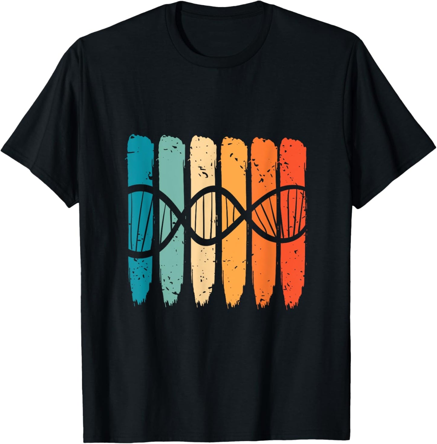 Biochemist Science DNA Vintage Biochemistry Biology Retro T-Shirt - T-Shirt | Black