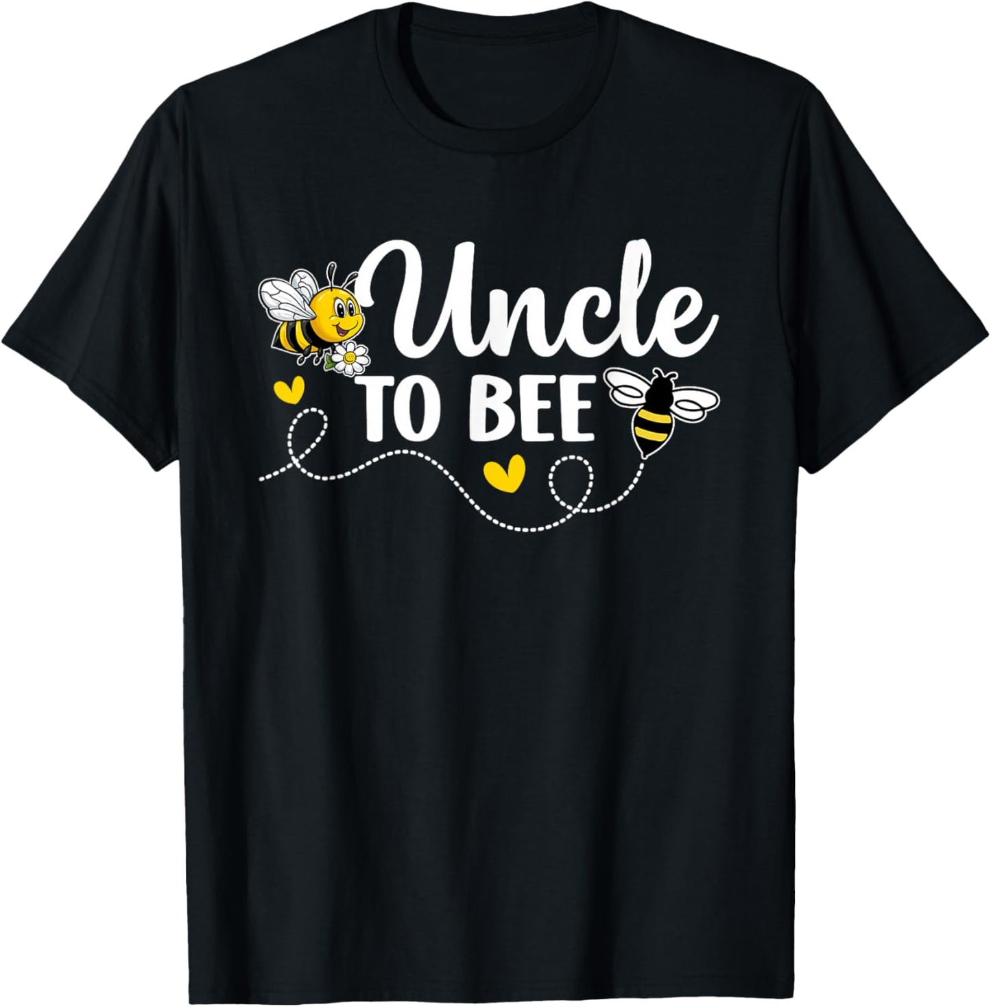 Uncle To Bee Gender Reveal Pregnancy Announcement Uncle T-Shirt - T-Shirt | Black
