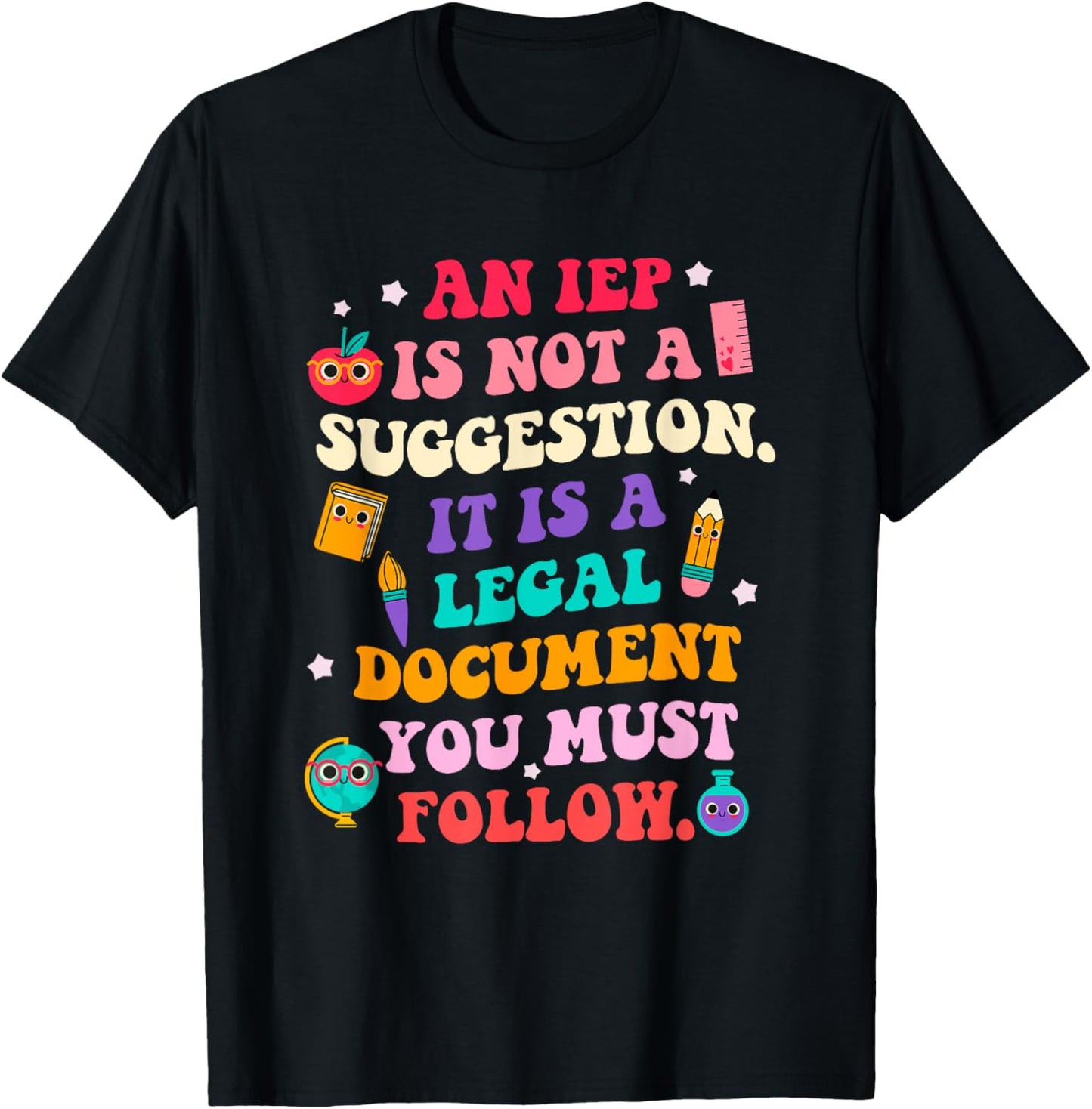 It Is A Legal Document You Must Follow T-Shirt - T-Shirt | Black