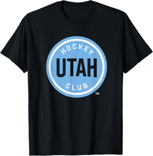 Utah Hockey Club Icon Black Officially Licensed T-Shirt - T-Shirt | Black
