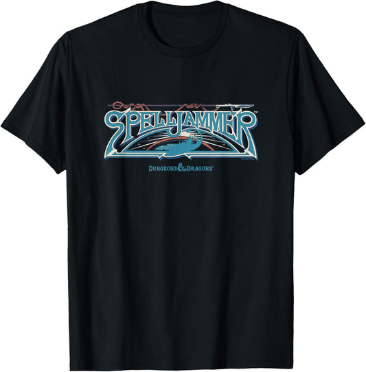 Dungeons & Dragons Retro Spelljammer T-Shirt - T-Shirt | Black