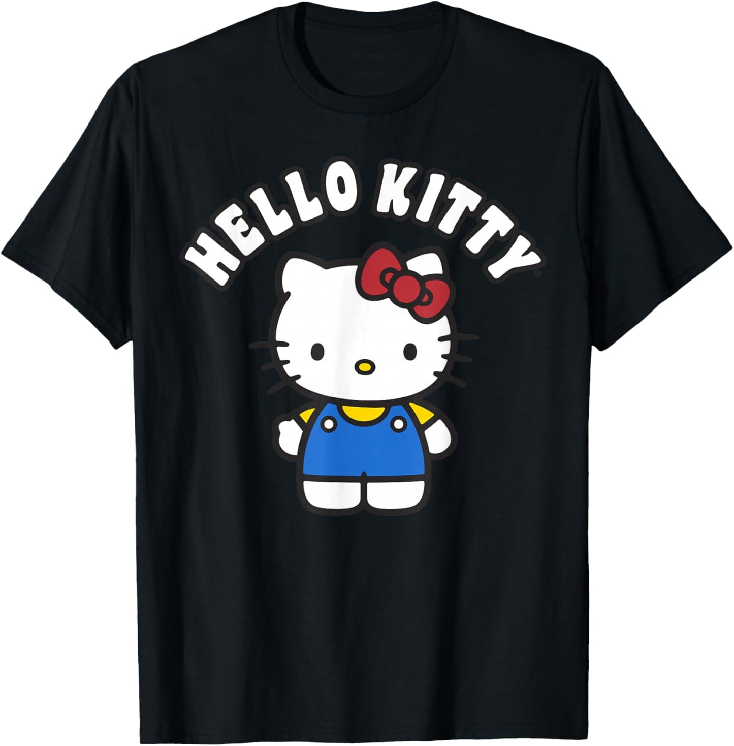 Hello Kitty Cute Full Body Shot T-Shirt - T-Shirt | Black
