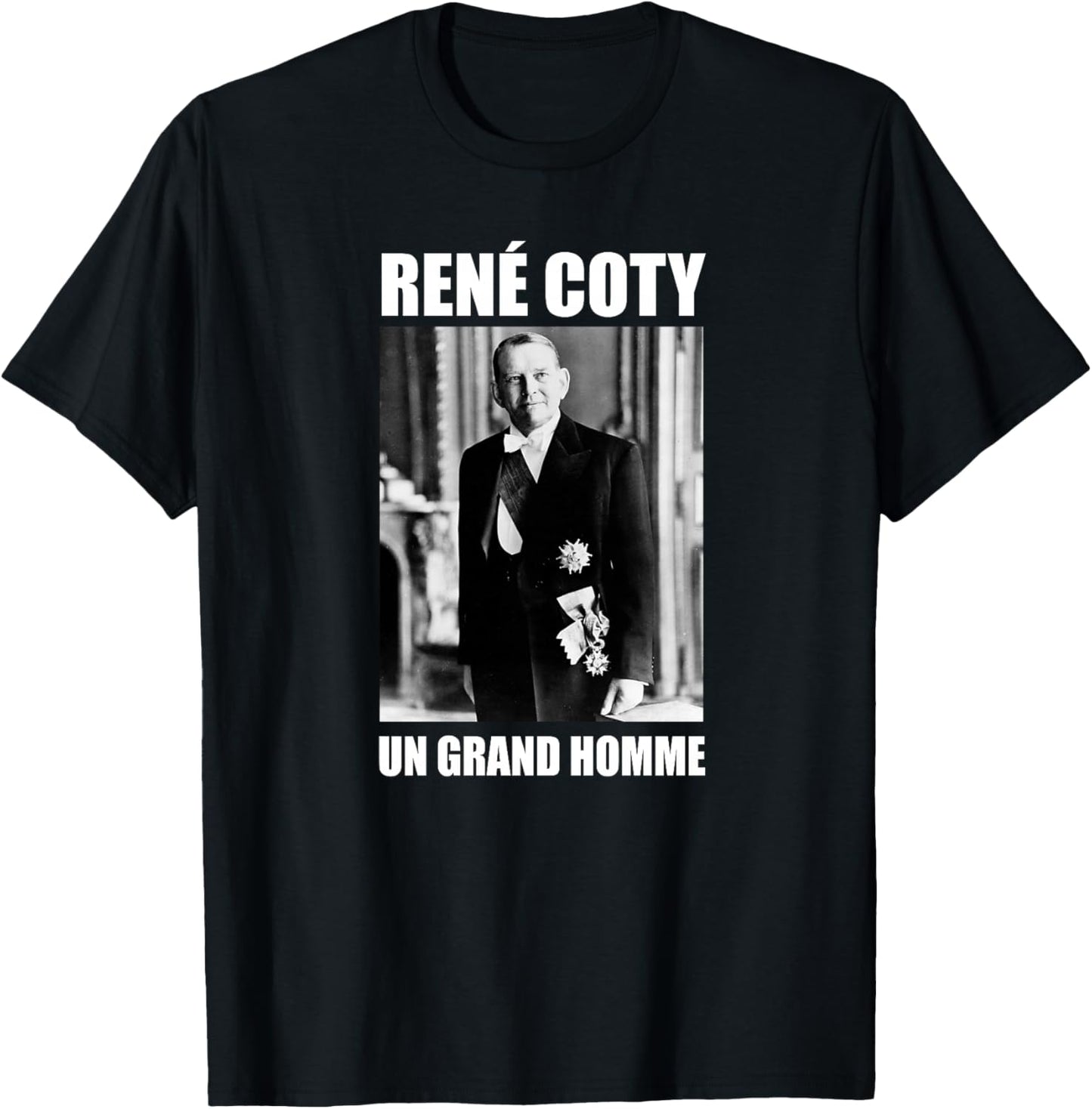 René Coty Citation OSS 117 Haut de Gamme T-Shirt - T-Shirt | Black