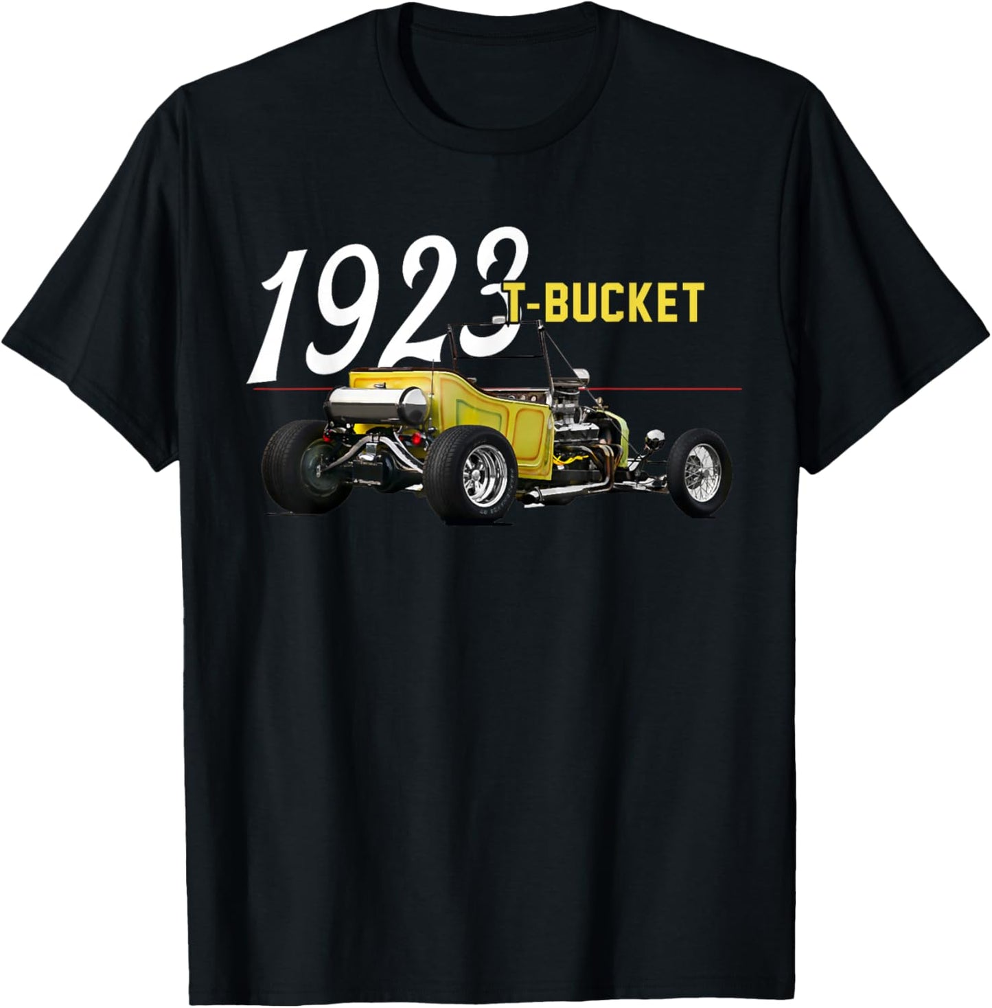 1923 23 T-Bucket Blown Hot Rod T-Shirt - T-Shirt | Black