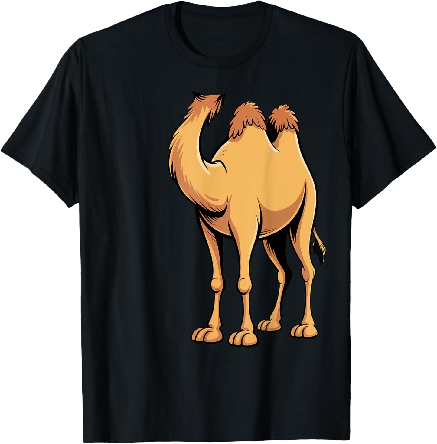 Camel Shirt Adult Kids Men Women Brown Camel Costume T-Shirt - T-Shirt | Black