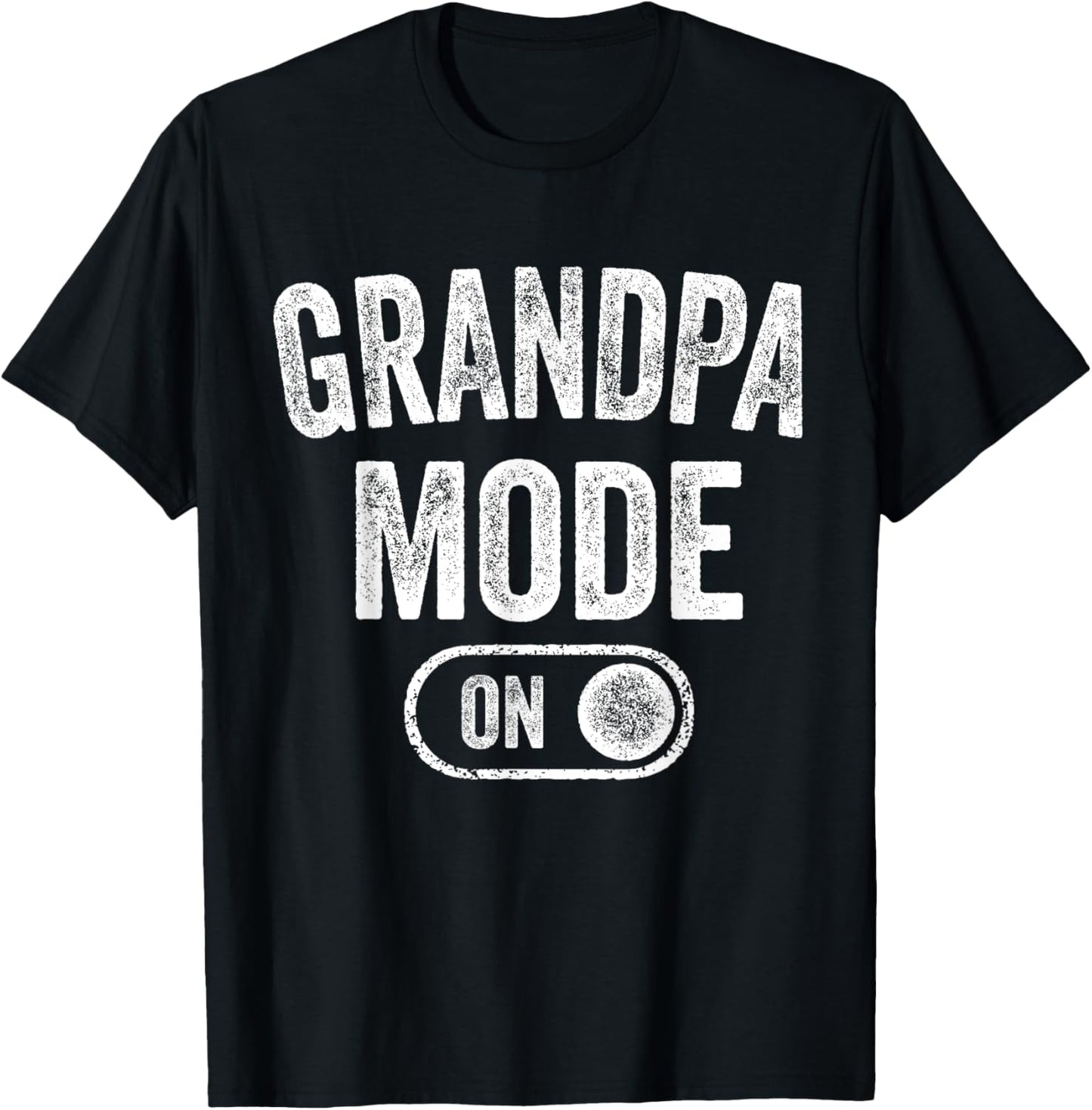 Grandpa Mode On Funny Soon To Be Poppop Gifts 1St Time Pop T-Shirt - T-Shirt | Black