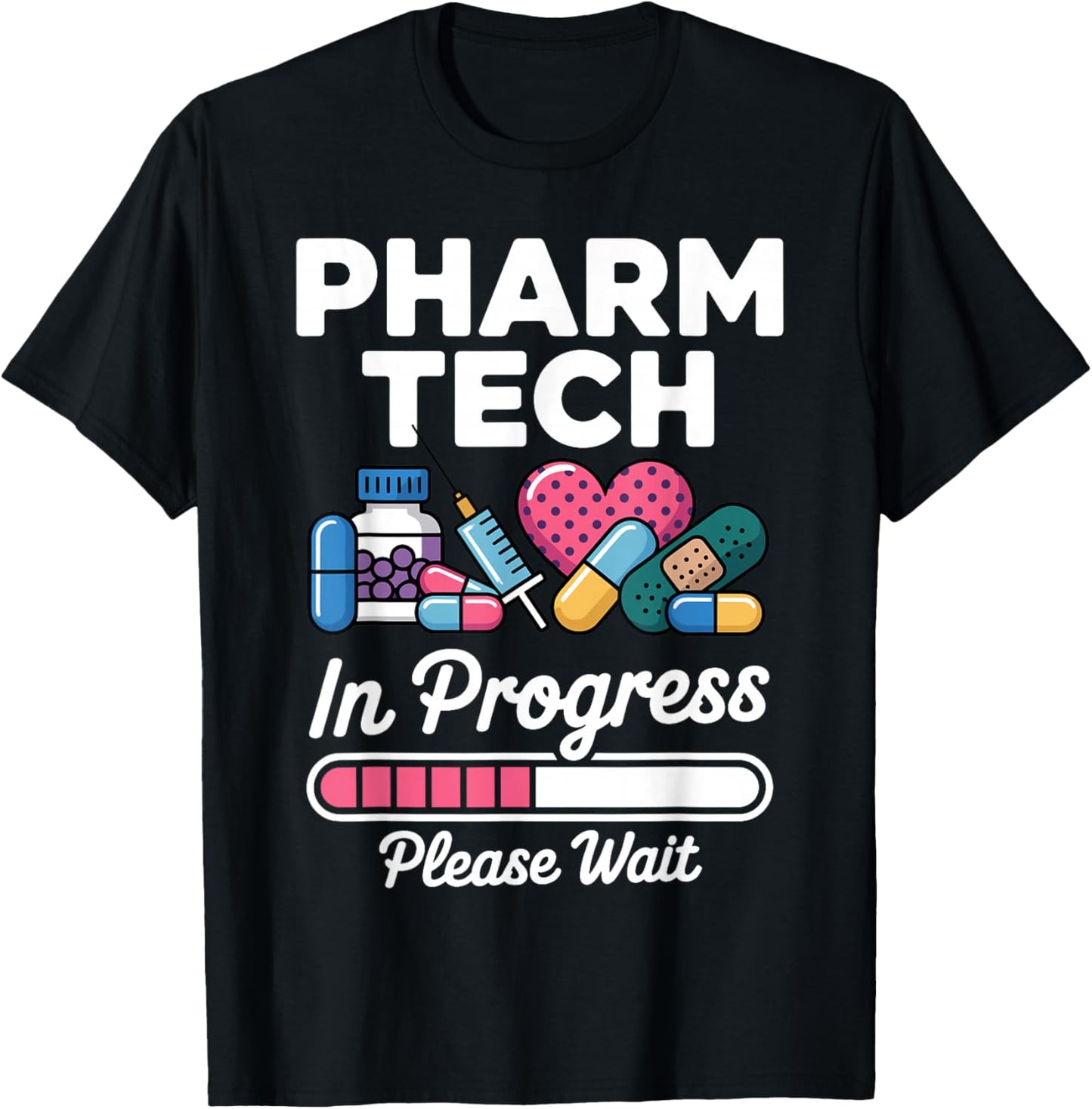 Funny Pharmacy Technician Design Women Pharmacy Tech T-Shirt - T-Shirt | Black