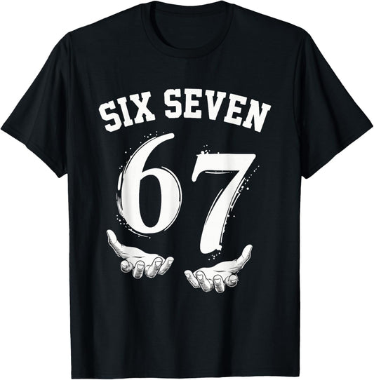 67 Shirt Costume 67 Six Seven Men, Kids, 67 Meme T-Shirt - T-Shirt | Black