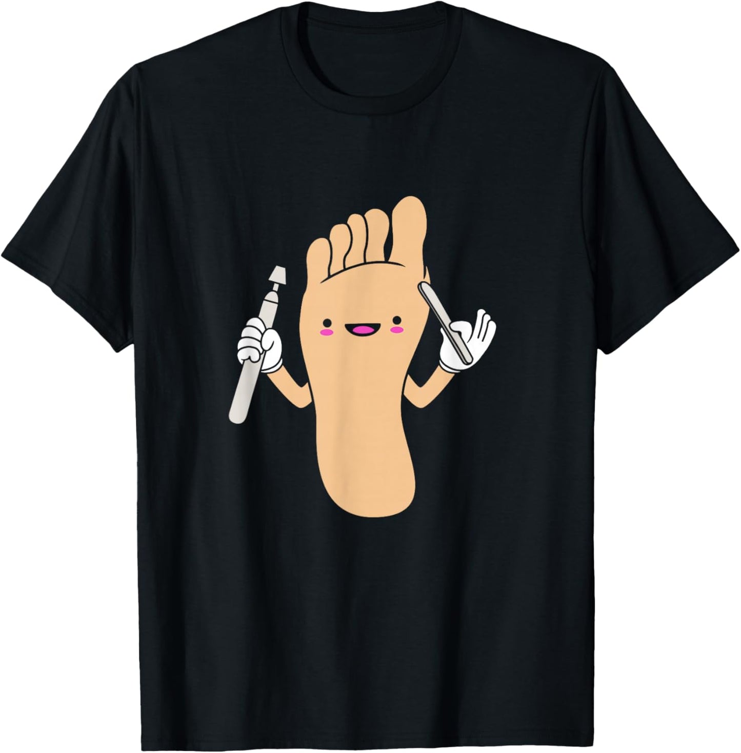 Funny Podiatrist Cute Foot Doctor Podiatry T-Shirt - T-Shirt | Black