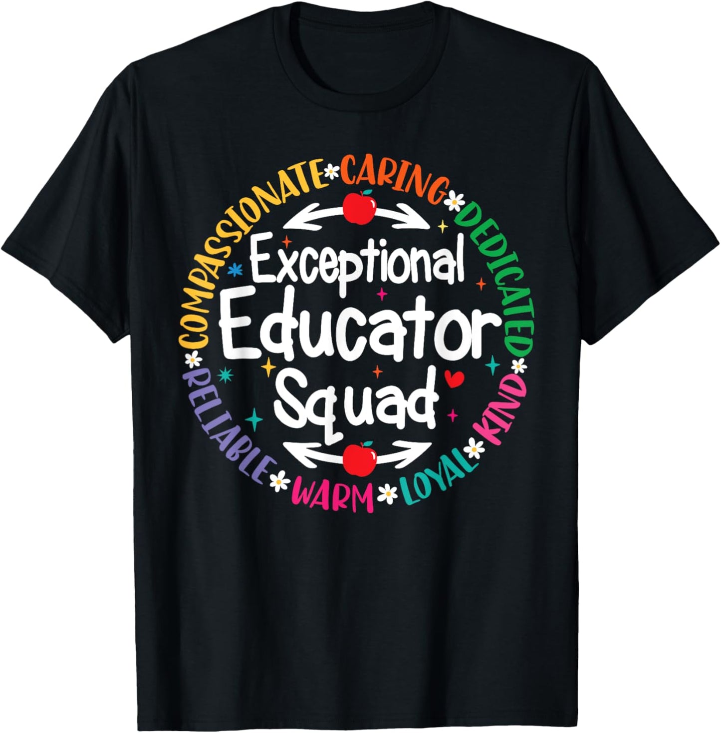 Exceptional Education Squad ESE SPED Ed Special Teacher Team Men Women Kids T-Shirt - T-Shirt | Black