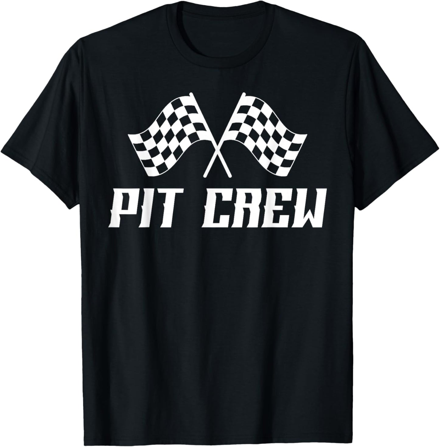 Race Car Driver Birthday Party Racing Family Pit Crew T-Shirt - T-Shirt | Black